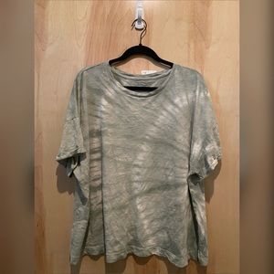 Time and Tru shirt; xxxl; green/white